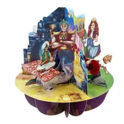 Картичка Aladdin Puss In Boots And Pinocchio Pirouettes Santoro бр 1