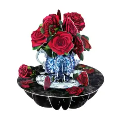 Картичка Roses Pirouettes Santoro бр 1