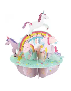 Alternative view от Картичка Birthday Unicorn, Pirouettes, Santoro