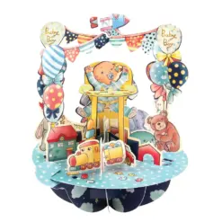 Картичка Baby Boy Pirouettes Santoro бр 1