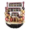 Картичка Birthday Balloons Pirouettes Santoro бр 1