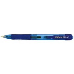 Химикалка авт. RB10 грип 1.0 мм синя Uchida Marvy бр 1
