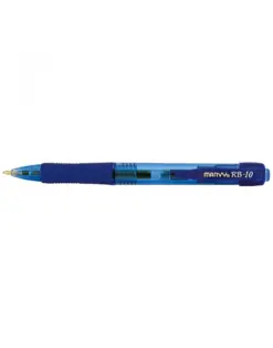 Alternative view of Химикалка авт., RB10 грип 1.0 мм, синя, Uchida Marvy
