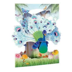 Картичка Peacock Swing Cards Santoro бр 1