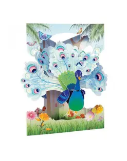 Alternative view от Картичка Peacock, Swing Cards, Santoro