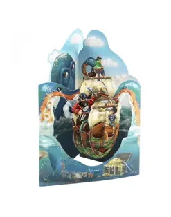 Alternative view от Картичка Pirate Ship 2, Swing Cards, Santoro