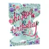 Картичка Happy Birthday Floral Swing Cards  бр 1