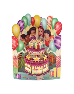 Alternative view от Картичка Birthday Cake, Swing Cards, Santoro