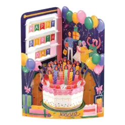 Картичка Birthday Celebration Swing Cards Santoro бр 1