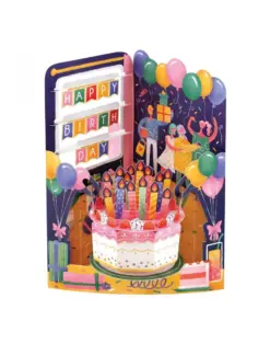 Alternative view от Картичка Birthday Celebration, Swing Cards, Santoro