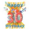 Картичка 30 Happy Birthday Swing Cards Santoro бр 1