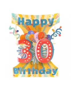 Alternative view от Картичка 30 Happy Birthday, Swing Cards, Santoro