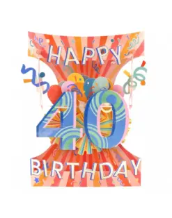Alternative view от Картичка 40 Happy Birthday, Swing Cards, Santoro