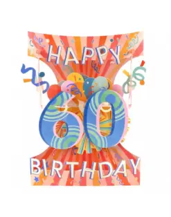 Alternative view от Картичка 60 Happy Birthday, Swing Cards, Santoro